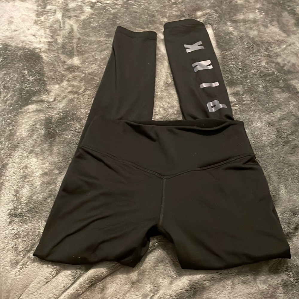 Fleece lined PINK leggings